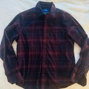 Apt. 9 Men's Red and Black Plaid Flannel Shirt